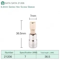 Xiaofei 7mm with a total length of 36.5mm-21206