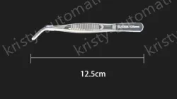 Stainless steel tweezers Curved round head (304 models) 12.5cm