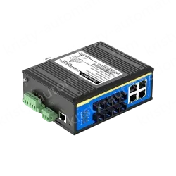 [100 Gigabit 4 Optical 4 Electrical] Ring Network Management Industrial Switch