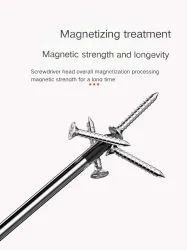 6&times;300mm slotted strong magnetic chromium vanadium steel