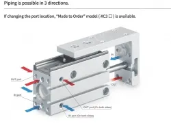 Compact Slide MXH2 Series &oslash;6, &oslash;10, &oslash;16, &oslash;20, &oslash;25 MXH2B10-40Z