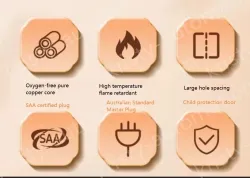 Australia Total switch 4-plug cord length 1.5m