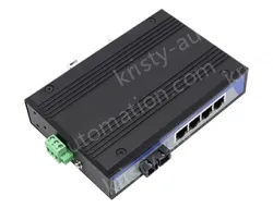 UOTEK 10/100M 1 Fiber 4 RJ-45 Ports Industrial Switch