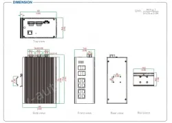 UOTEK 8G+4G Full Gigabit Managed Ethernet Switch