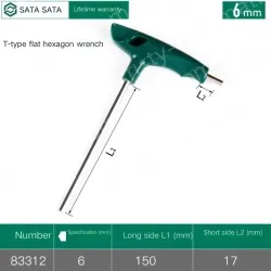 83312/6mm - Flat head