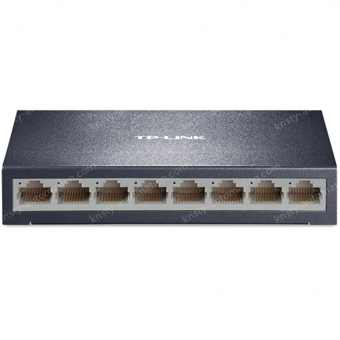 8-port 100 Gigabit Ethernet switch with 8 x 10/100M adaptive RJ45 ports