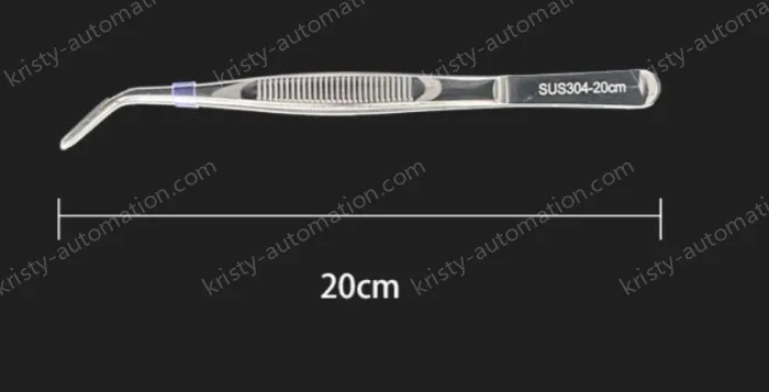 Stainless steel tweezers Curved round head (304 models) 20cm