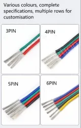 LED light connecting cable 20AWG*10 and (21/0.14TS)