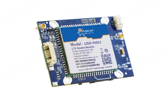 Single-network port 4G wireless router module