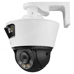 Dual-way 3 million outdoor gun ball linkage full-color ball machine