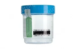 Urine cup - 90ml - with temperature label