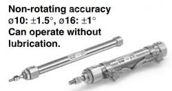 Non-rotating Rod Type Double Acting, Single Rod CJ2K Series ø10, ø16