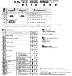 Air Slide Table Double-ported Type MXQ B Series ø6, ø8, ø12, ø16, ø20MXQ8B-40Z