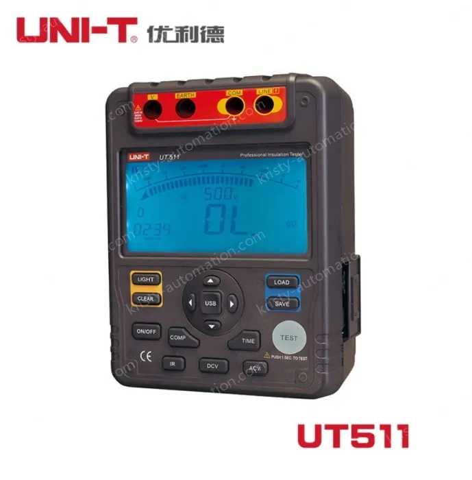 UT511 Insulation Resistance Tester Digital Megohmmeter Electrician Insulation Shake Meter