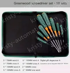 Set of 10 screwdriver canvas sets
