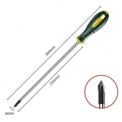 6&times;250mm cross strong magnetic chrome vanadium steel