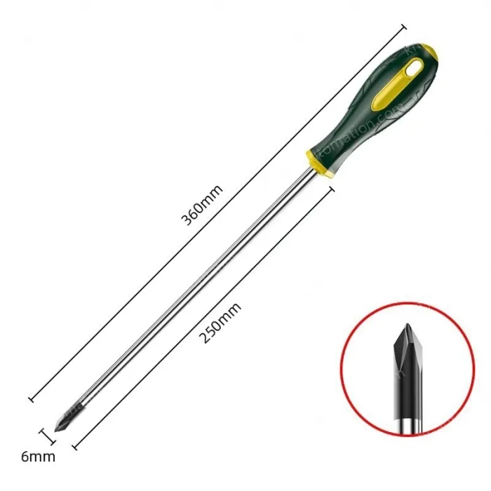 6&times;250mm cross strong magnetic chrome vanadium steel