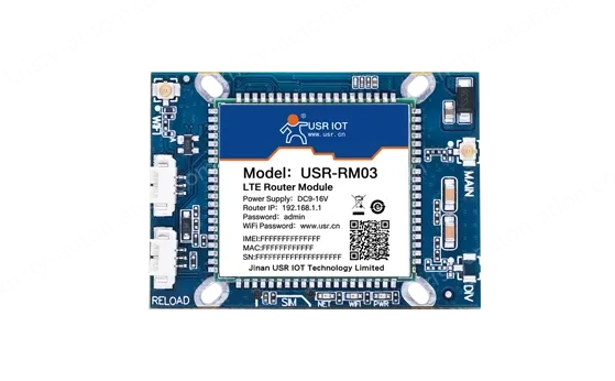 Dual-network port 4G wireless router module