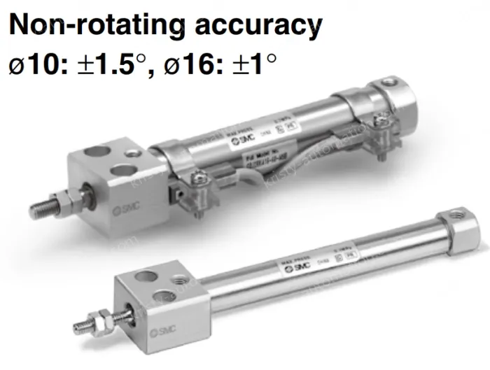 Direct Mount, Non-rotating Rod Type Double Acting, Single Rod CJ2RK Series ø10, ø16