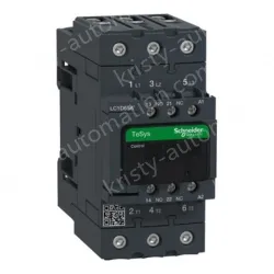 LC1D65AM7 IEC contactor, TeSys Deca, nonreversing, 65A, 40HP at 480VAC, up to 100kA SCCR, 3 phase, 3 NO, 220VAC 50/60Hz coil, open