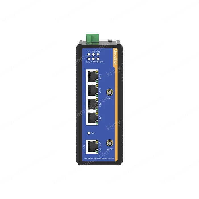 5 Ports Gigabit RJ45 Din-Rail Dual Band Wi-Fi6 Wireless Router