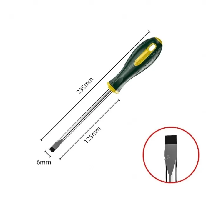 6×125mm slotted strong magnetic chromium vanadium steel