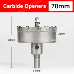 Stainless steel special hole opener 70mm