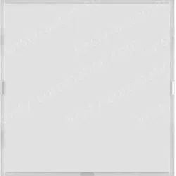 Push-button 1gang,RGB LED, int. temp. sensor, KNX - S.1/B.3/B.7, f. p.white