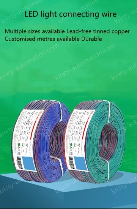 LED light connecting cable 22AWG*6 and (17/0.14TS)