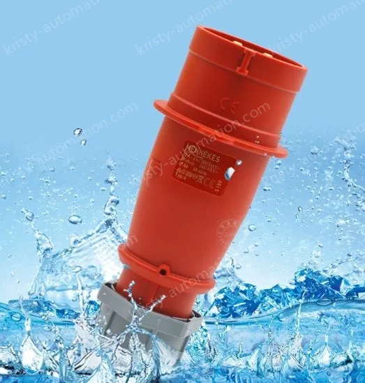 Waterproof 5 pole 125A concealed socket TYP 143