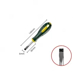 6&times;38mm slotted strong magnetic chromium vanadium steel