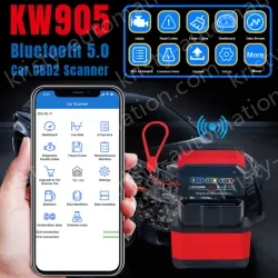 KW905 bluetooth 4.0(5.0) obdii scanner&nbsp; Automotive Fault Diagnosis Instrument Engine Fault Reading Fault Code Query Playback Function Testing Tools