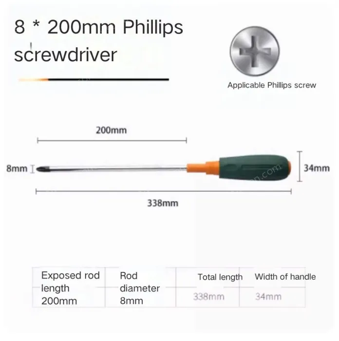 Phillips screwdriver 8*200