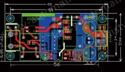 Small, safe isolated, regulated power supply switching power supply module 24V2A