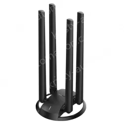 Dual-band high-gain wireless USB card