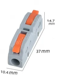 Quick terminal blocks-6 squares, one in and one out