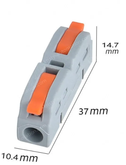 Quick terminal blocks-6 squares, one in and one out