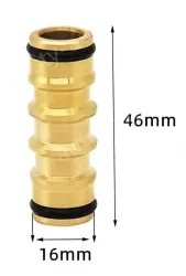 Copper tee nipple connector，Quick-connect splicing extension water pipe fittings