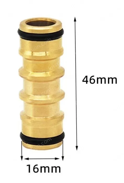 Copper tee nipple connector，Quick-connect splicing extension water pipe fittings