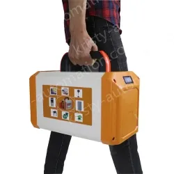 Factory Wholesale portable power station model Eg006Li Factory Sale Direct 1000w High frequency design power provider