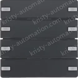 Push-button 4gang, + RGB LED, internal temp. sensor, KNX - Q.1/Q.3, ant.