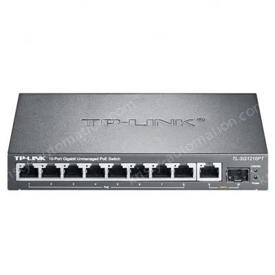 8 x 10/100/1000Base-T RJ45 ports Full Gigabit Ethernet PoE switch