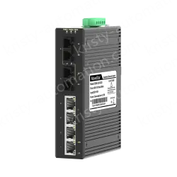 2 Ports 100M F(x) + 4 Ports 10/100M T(x) Din-Rail Unmanaged Industrial Ethernet Switch