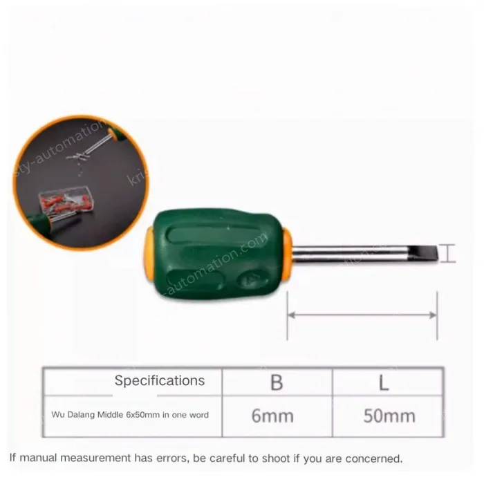 Slotted screwdriver 6*50