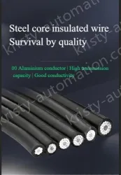 Steel core insulated wire 1KV*JKLGYJ-120/25