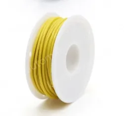 Silicone high temperature cable 20AWG Yellow