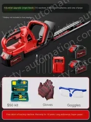 Industrial upgrade single-edged 10-cell 4.0Ah two batteries and one charger