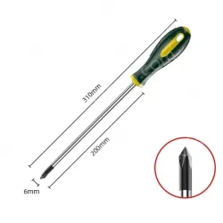 6&times;200mm cross strong magnetic chrome vanadium steel