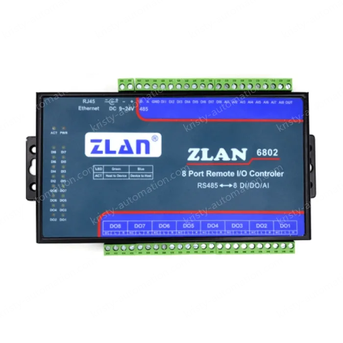 ZLAN6802 8 Channels IO Control Module