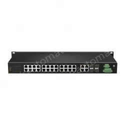 [full gigabit 28 port] managed industrial switch 24 RJ45 ports